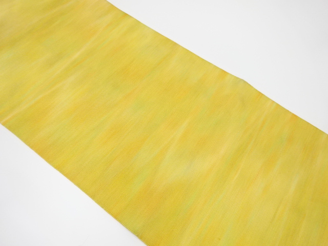 リサイクル　暈し横段模様織り出し名古屋帯